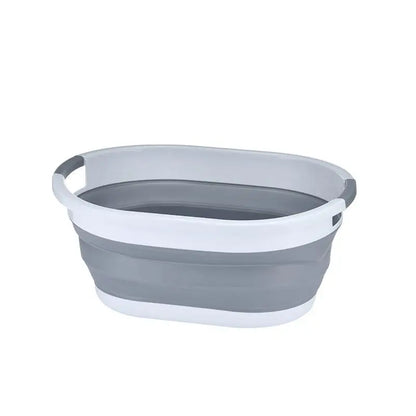 Folding Plastic Bucket Home Bathroom Products Large Laundry Basket Clothes Storage Bucket Camping Outdoor Travel Portable Bucket