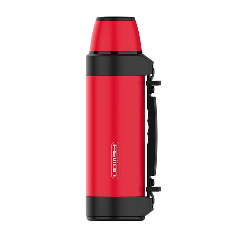 FEIJIAN Large Capacity Thermos, Travel Portable Thermos bottle , Mugs for Coffee, Water bottle, Stainless Steel ,1200/1500ML