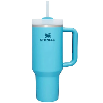 Stanley Quencher 2.0 Stainless Steel Vacuum Insulated Tumbler with Lid and Straw 40oz Thermal Travel Mug Coffee Hot Cup