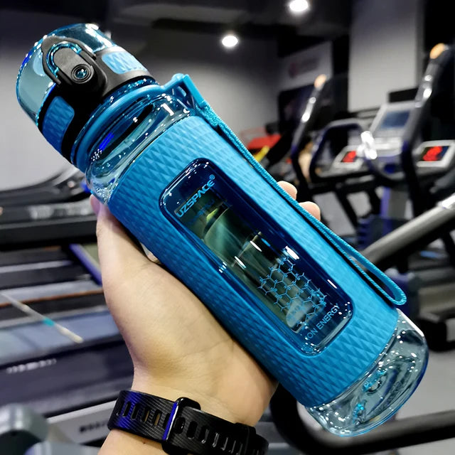 UZSPACE Sport Water Bottles BPA Free Portable Gym Anti-fall Leak-proof Large Capacity Fitness Kettle Tritan Plastic Drink Bottle